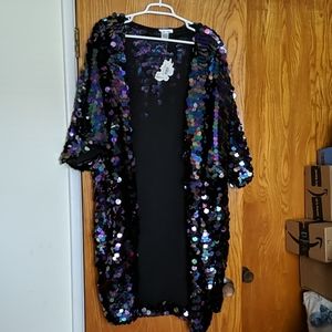 Sequin Kimono
